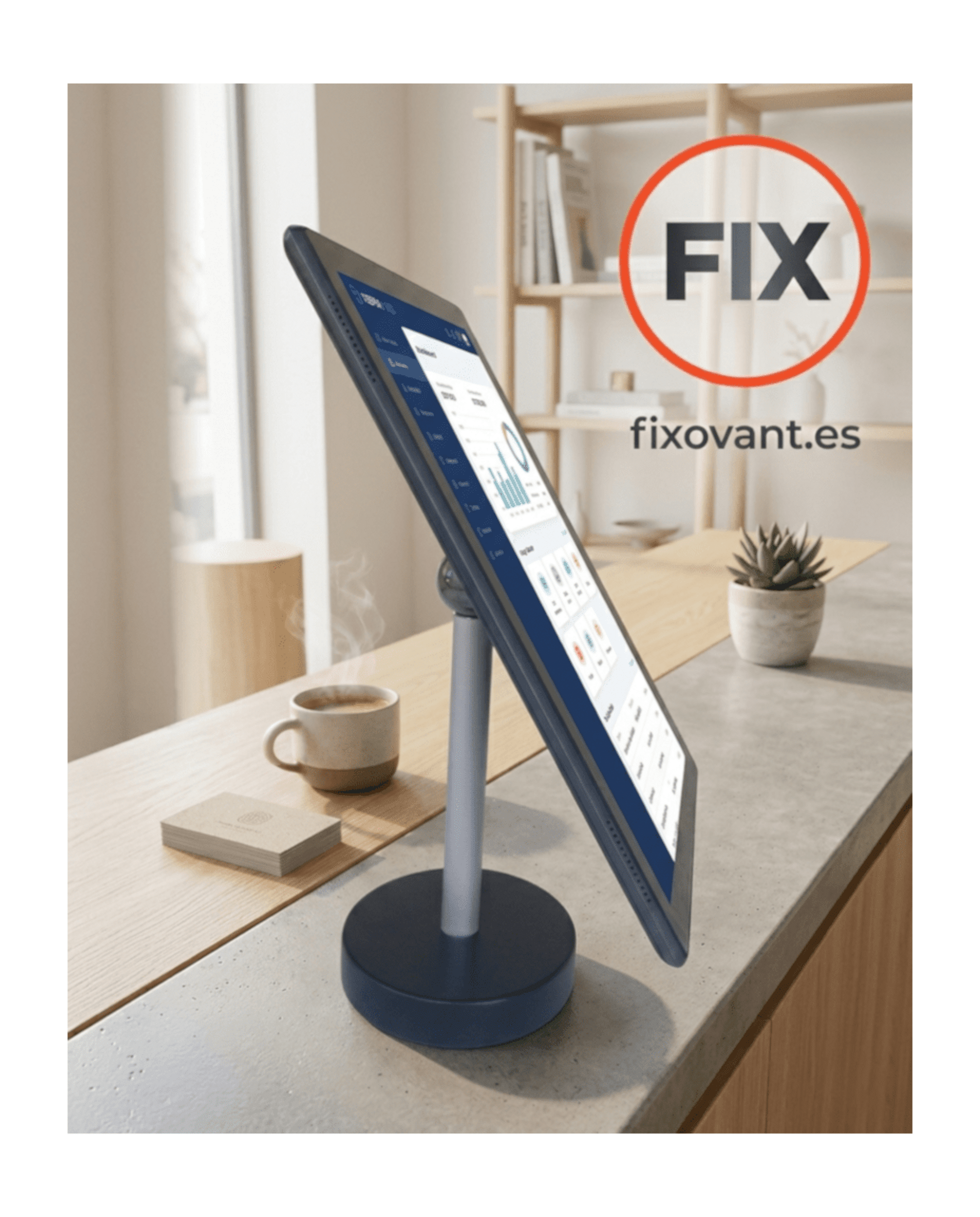 Soporte de Tablet para Escritorio Magnético 360º - 1