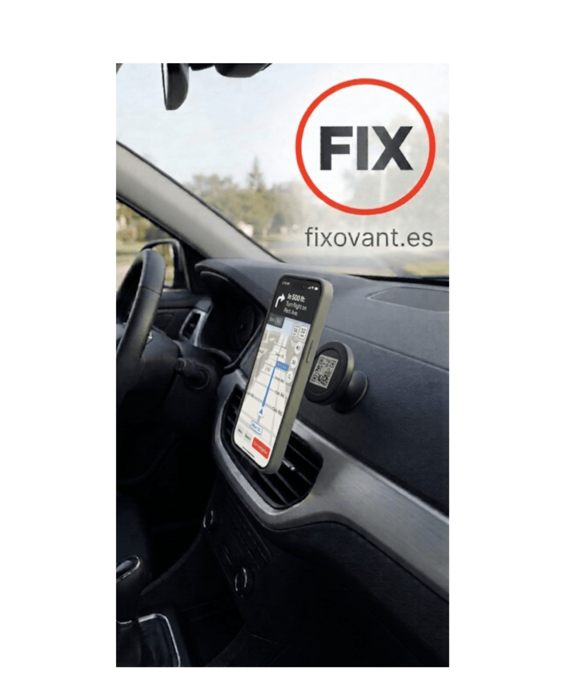 Soporte de Móvil para coche Magnético 360º - 1